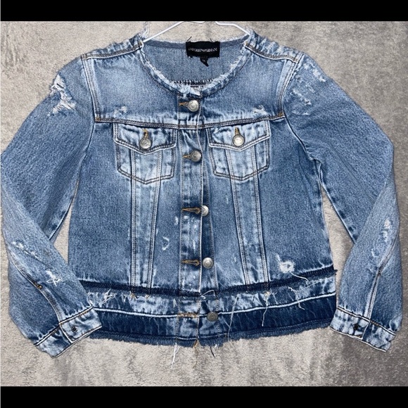 Emporio Armani, girls distress distressed jacket, size 8A - Picture 4 of 7